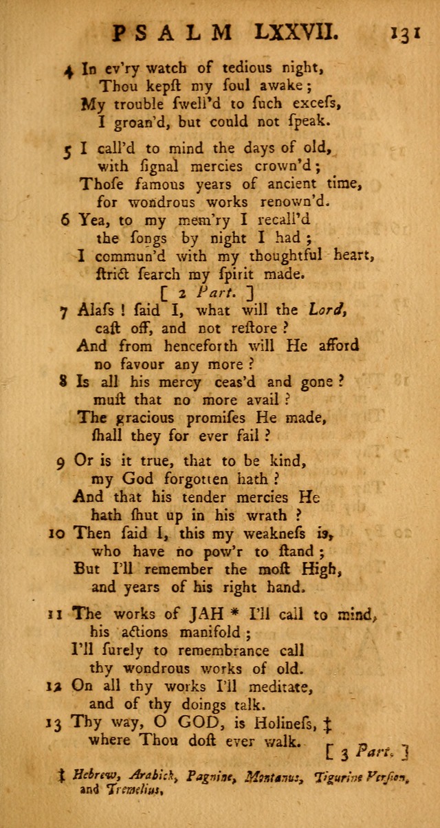 The Psalms Hymns and Spiritual Songs of the Old and New Testament, faithfully translated into English Metre: being the New-England Psalm-Book, revised and improved... (2nd ed.) page 131