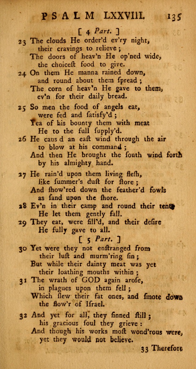 The Psalms Hymns and Spiritual Songs of the Old and New Testament, faithfully translated into English Metre: being the New-England Psalm-Book, revised and improved... (2nd ed.) page 135