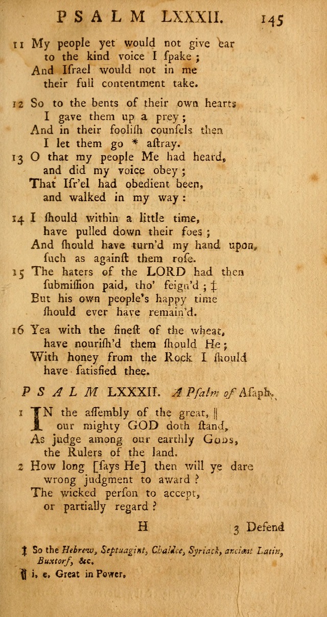 The Psalms Hymns and Spiritual Songs of the Old and New Testament, faithfully translated into English Metre: being the New-England Psalm-Book, revised and improved... (2nd ed.) page 145