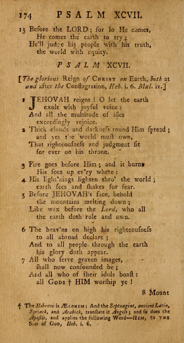 The Psalms Hymns and Spiritual Songs of the Old and New Testament, faithfully translated into English Metre: being the New-England Psalm-Book, revised and improved... (2nd ed.) page 174