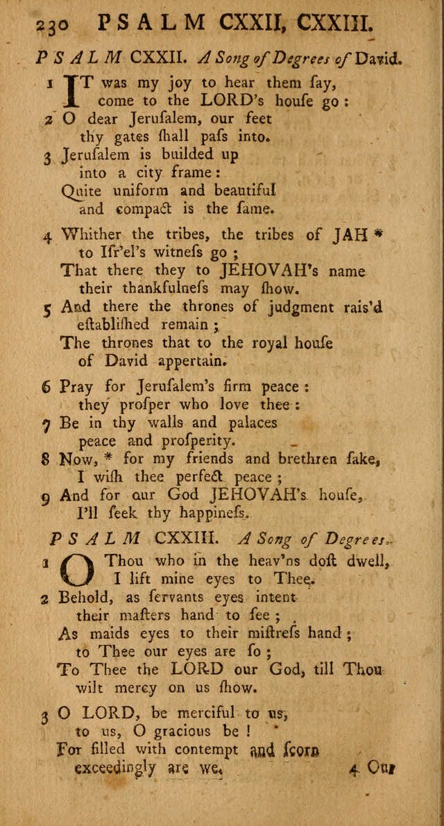 The Psalms Hymns and Spiritual Songs of the Old and New Testament, faithfully translated into English Metre: being the New-England Psalm-Book, revised and improved... (2nd ed.) page 230