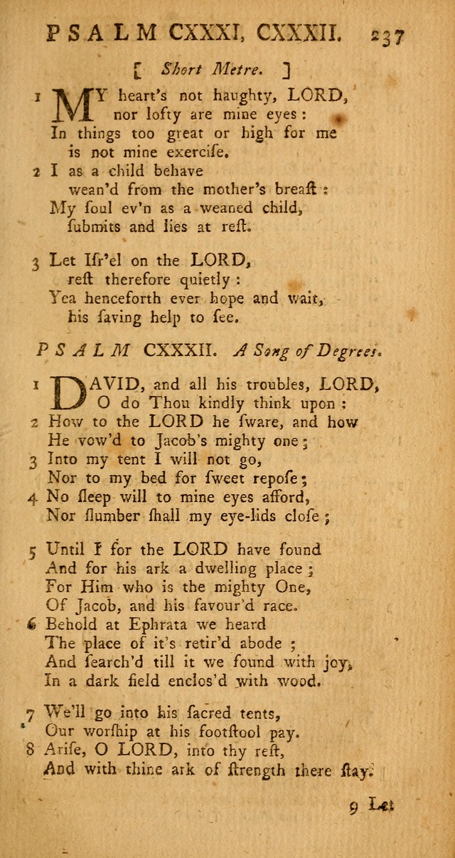 The Psalms Hymns and Spiritual Songs of the Old and New Testament, faithfully translated into English Metre: being the New-England Psalm-Book, revised and improved... (2nd ed.) page 237