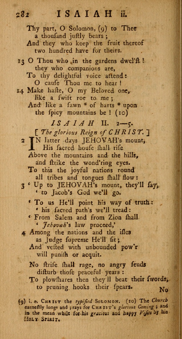 The Psalms Hymns and Spiritual Songs of the Old and New Testament, faithfully translated into English Metre: being the New-England Psalm-Book, revised and improved... (2nd ed.) page 282