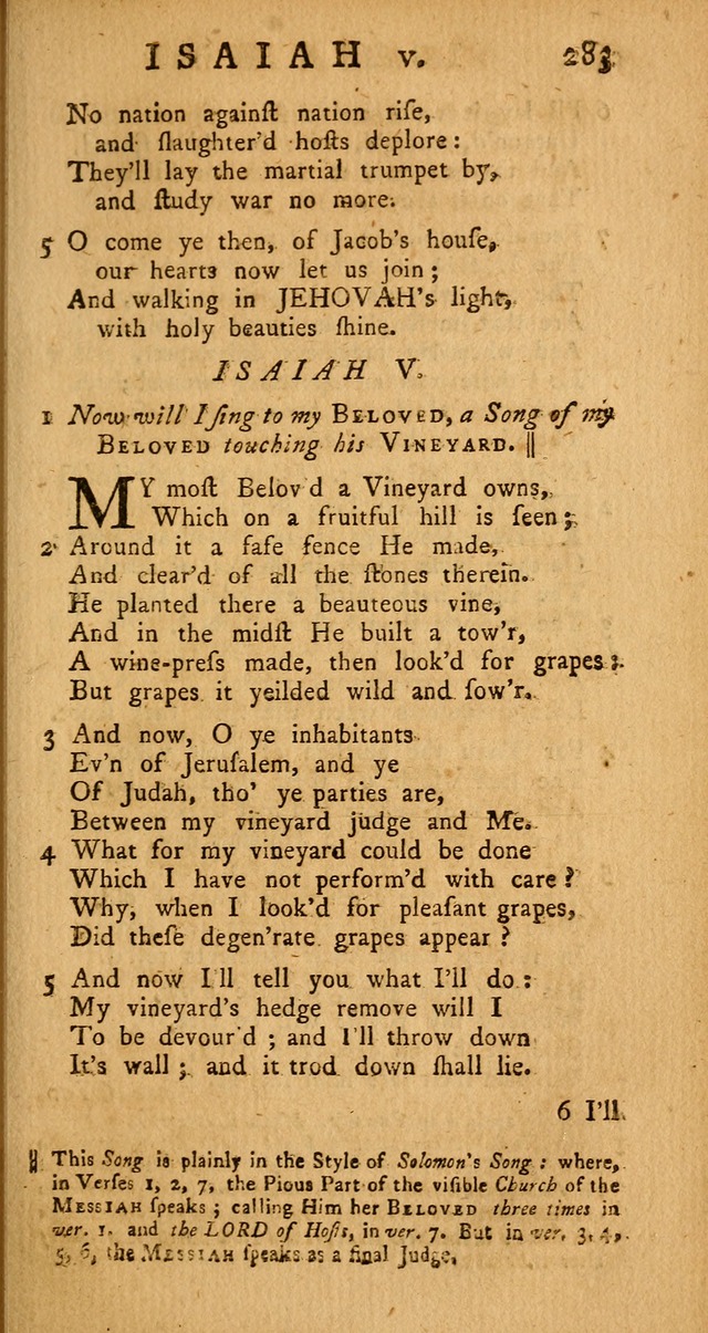 The Psalms Hymns and Spiritual Songs of the Old and New Testament, faithfully translated into English Metre: being the New-England Psalm-Book, revised and improved... (2nd ed.) page 283