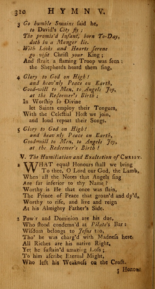 The Psalms Hymns and Spiritual Songs of the Old and New Testament, faithfully translated into English Metre: being the New-England Psalm-Book, revised and improved... (2nd ed.) page 310