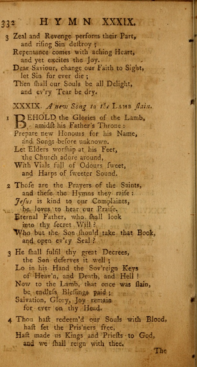 The Psalms Hymns and Spiritual Songs of the Old and New Testament, faithfully translated into English Metre: being the New-England Psalm-Book, revised and improved... (2nd ed.) page 332