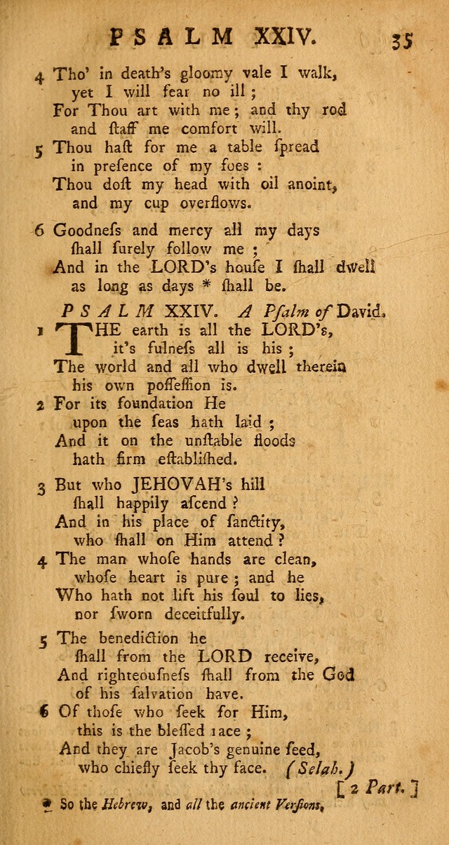 The Psalms Hymns and Spiritual Songs of the Old and New Testament, faithfully translated into English Metre: being the New-England Psalm-Book, revised and improved... (2nd ed.) page 35