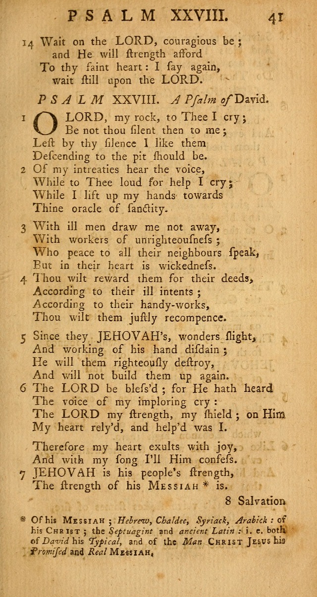 The Psalms Hymns and Spiritual Songs of the Old and New Testament, faithfully translated into English Metre: being the New-England Psalm-Book, revised and improved... (2nd ed.) page 41