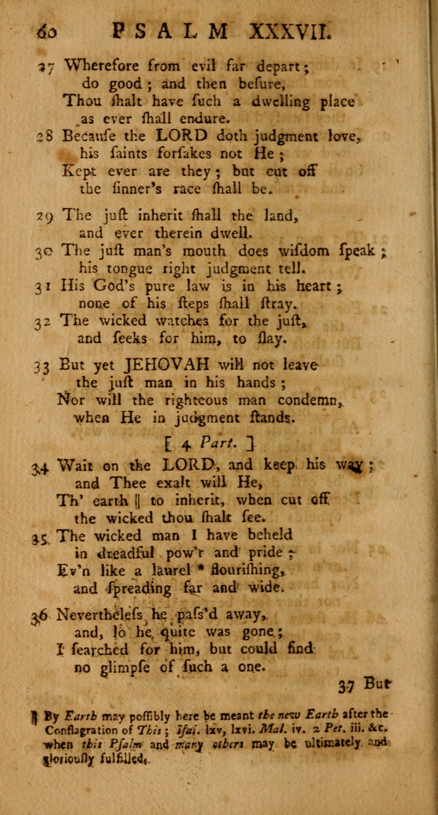 The Psalms Hymns and Spiritual Songs of the Old and New Testament, faithfully translated into English Metre: being the New-England Psalm-Book, revised and improved... (2nd ed.) page 60