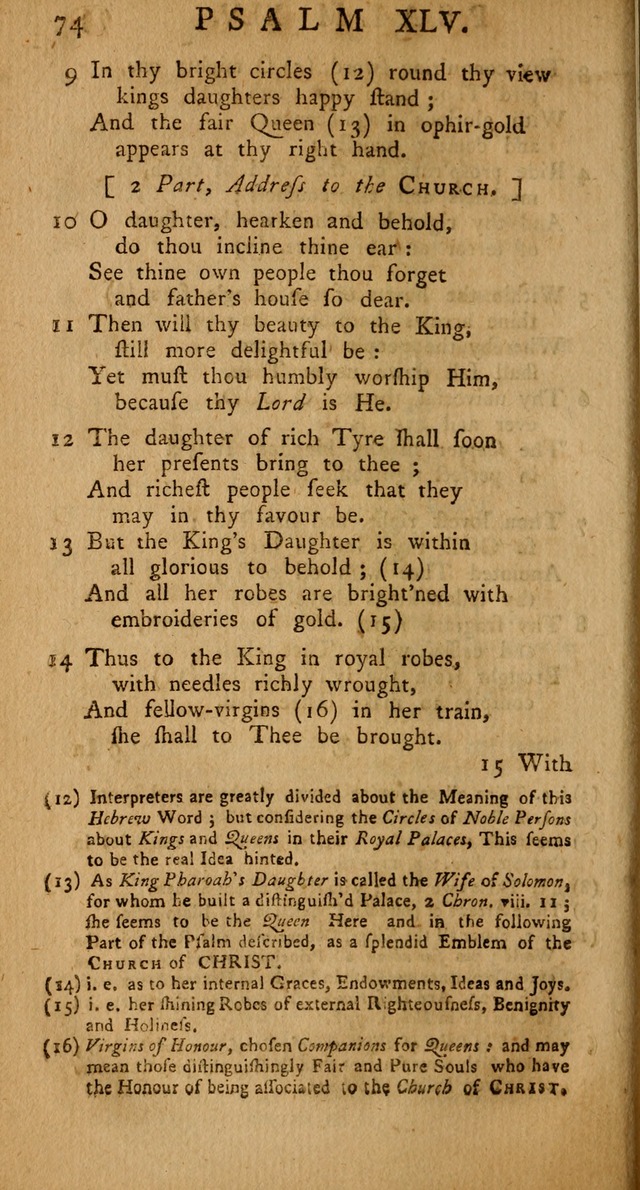 The Psalms Hymns and Spiritual Songs of the Old and New Testament, faithfully translated into English Metre: being the New-England Psalm-Book, revised and improved... (2nd ed.) page 74