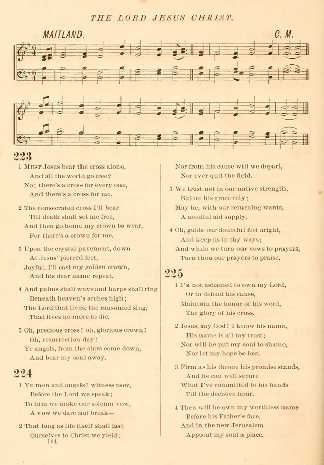 The Presbyterian Hymnal page 104