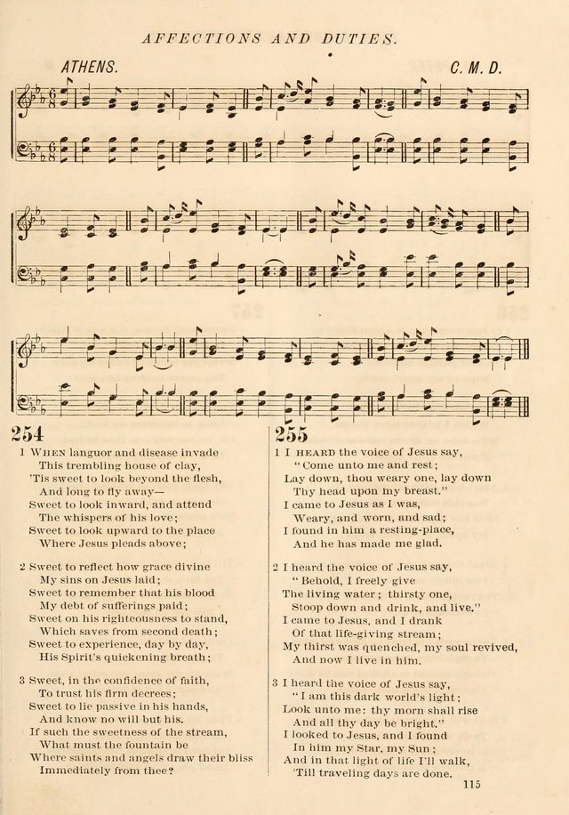 The Presbyterian Hymnal page 115