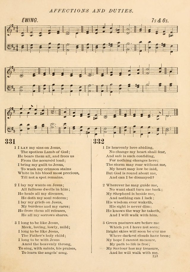 The Presbyterian Hymnal page 151