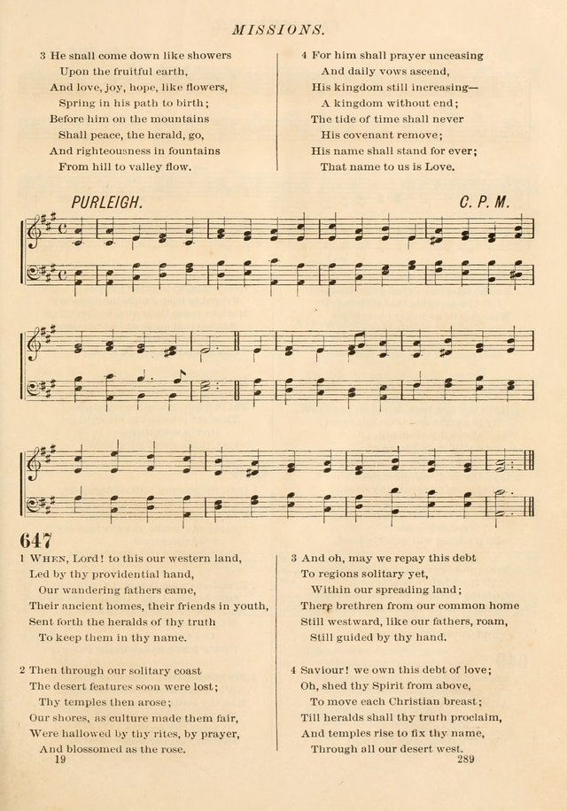 The Presbyterian Hymnal page 289