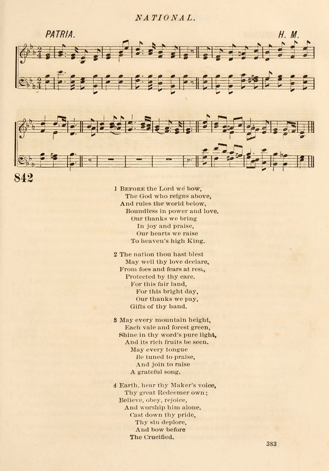 The Presbyterian Hymnal page 383