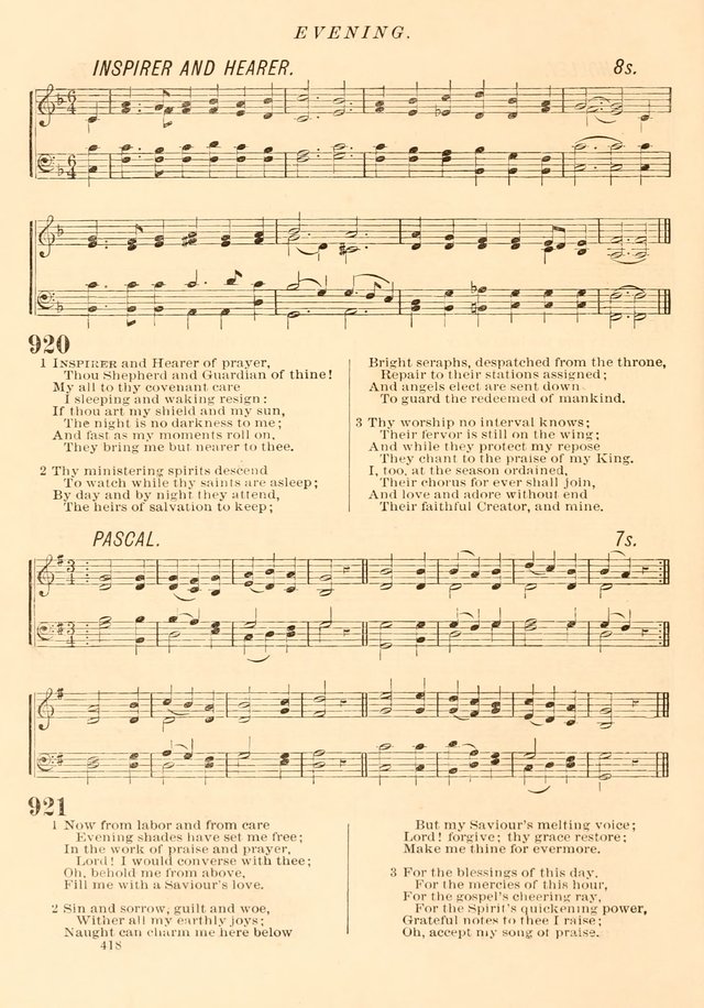 The Presbyterian Hymnal page 418