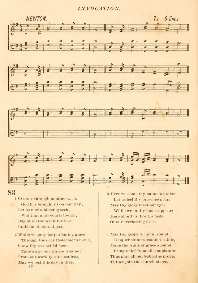 The Presbyterian Hymnal page 42