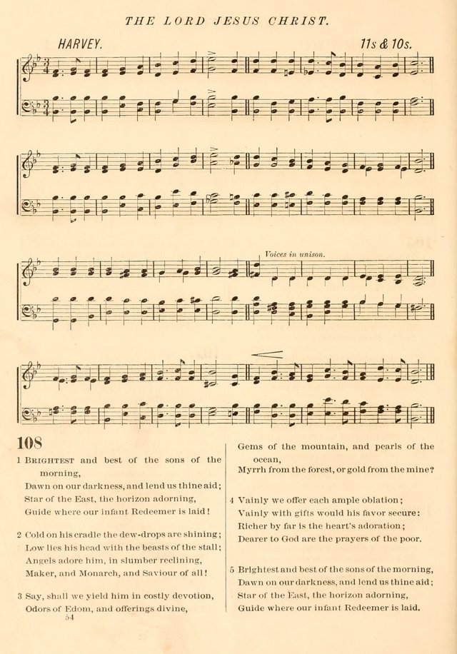 The Presbyterian Hymnal page 54