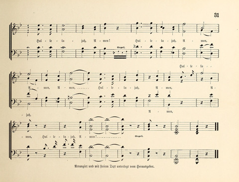 Polyhymnia: Sammlung christlich-religiöser Gesänge, für Gemischten Kirchen-Chor page 31