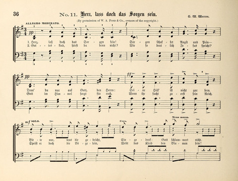 Polyhymnia: Sammlung christlich-religiöser Gesänge, für Gemischten Kirchen-Chor page 36