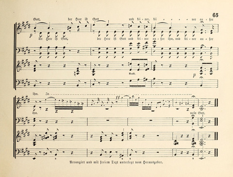 Polyhymnia: Sammlung christlich-religiöser Gesänge, für Gemischten Kirchen-Chor page 65