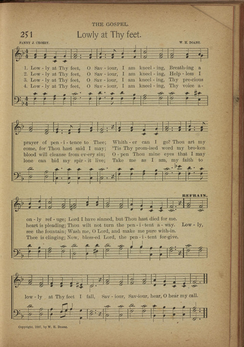 The Praise Hymnal: a collection of hymns and tunes page 250