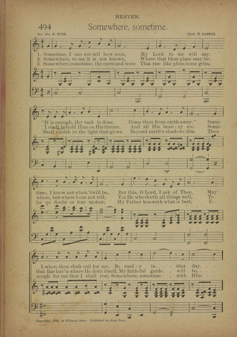 The Praise Hymnal: a collection of hymns and tunes page 443