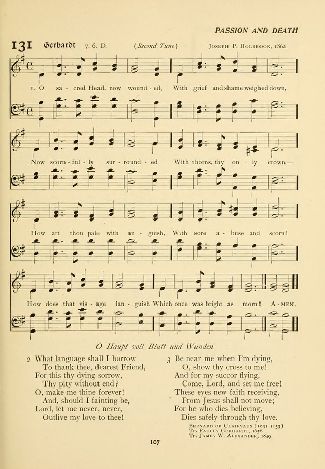 The Pilgrim Hymnal page 107