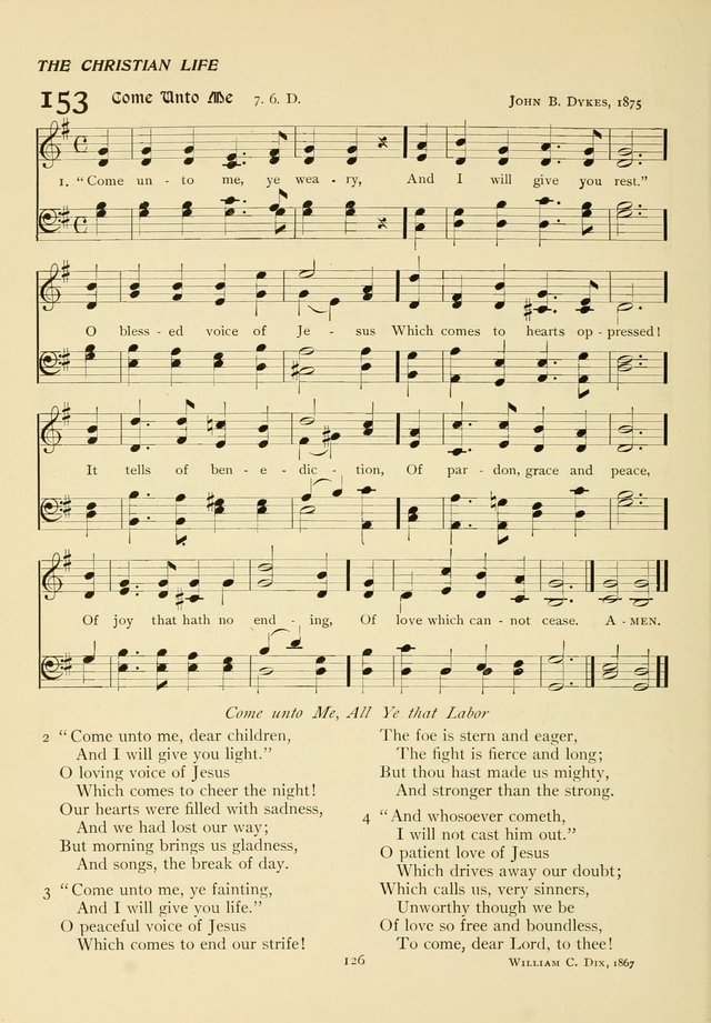 The Pilgrim Hymnal page 126