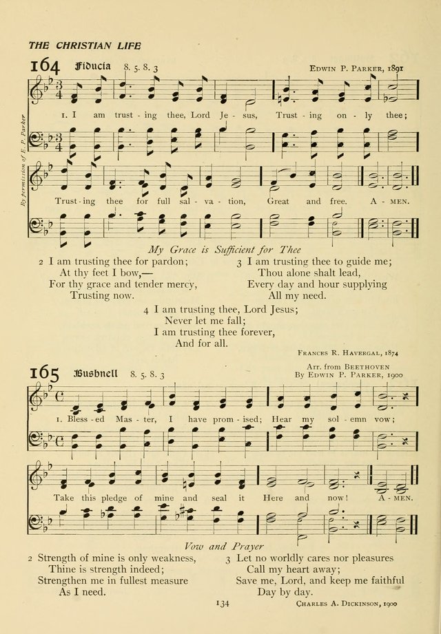 The Pilgrim Hymnal page 134