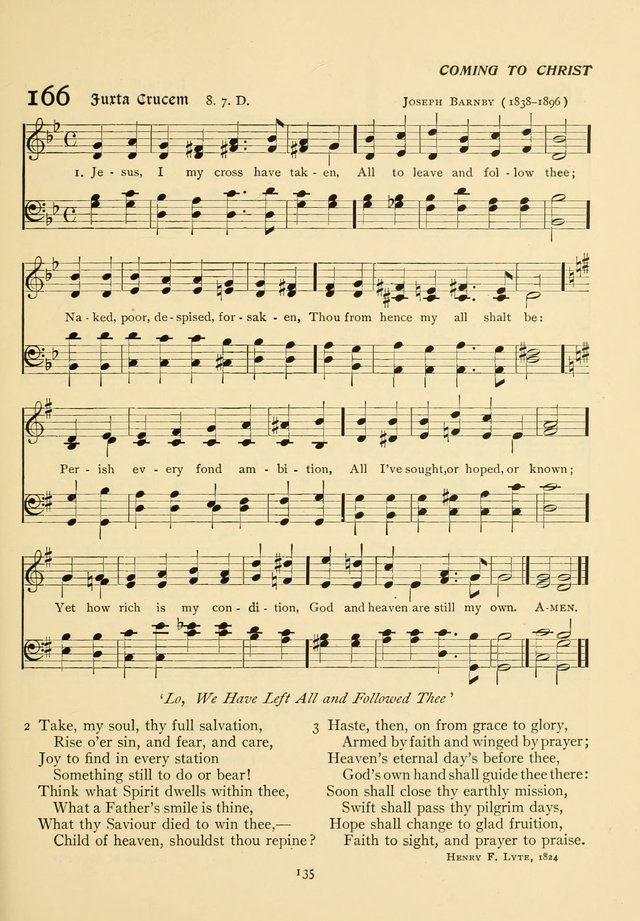 The Pilgrim Hymnal page 135