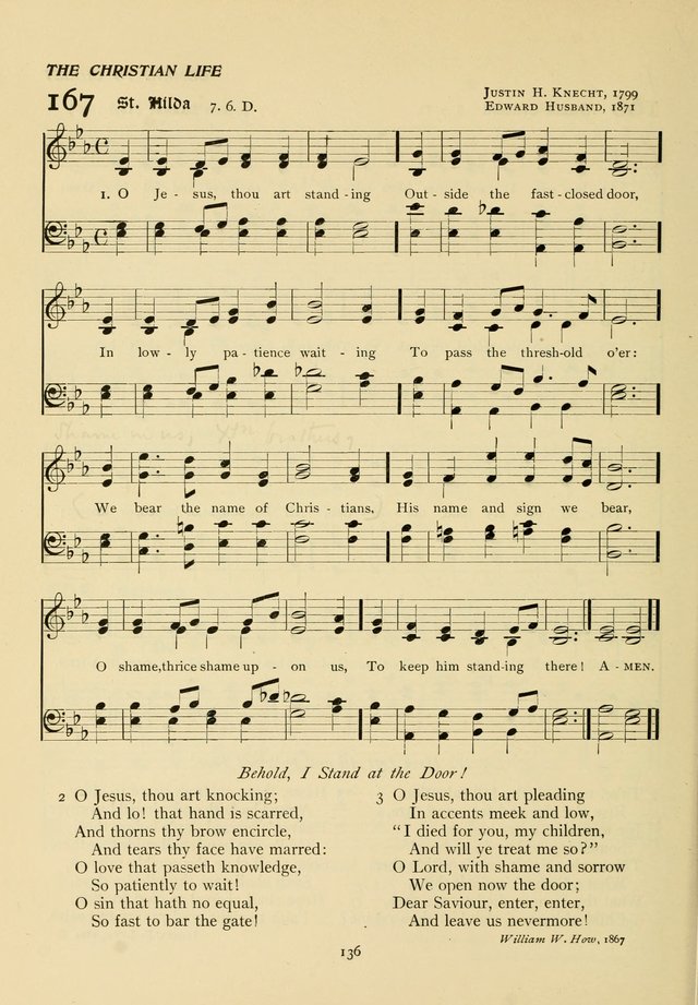 The Pilgrim Hymnal page 136