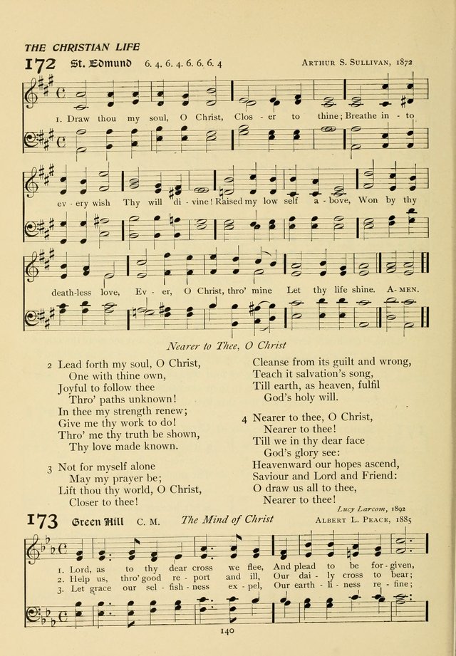 The Pilgrim Hymnal page 140