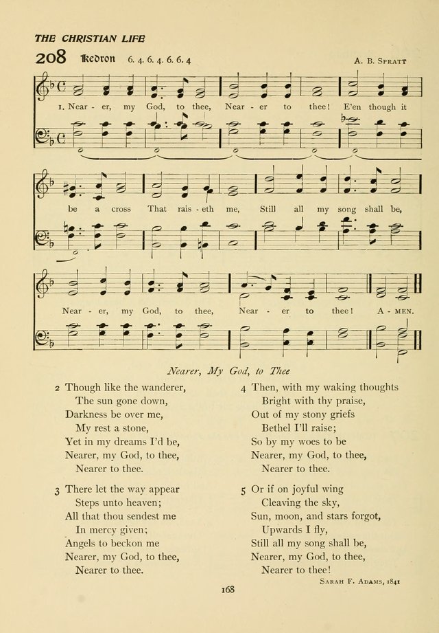 The Pilgrim Hymnal page 168