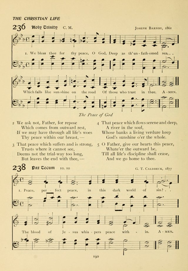 The Pilgrim Hymnal page 190