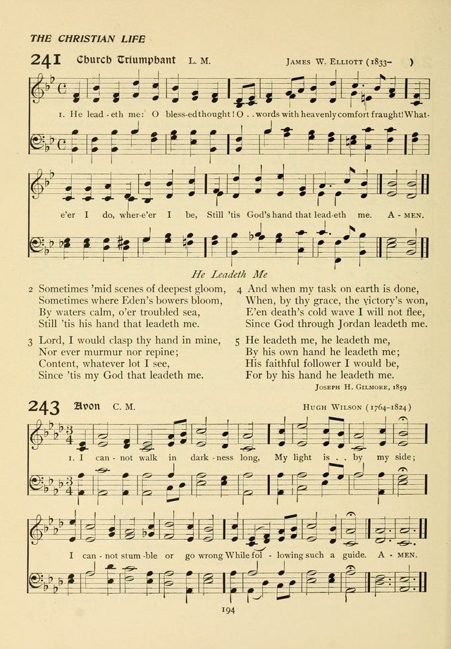 The Pilgrim Hymnal page 194