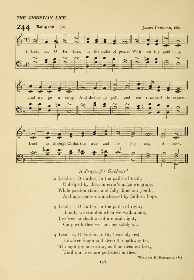 The Pilgrim Hymnal page 196