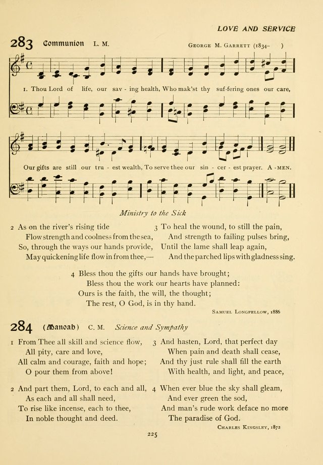 The Pilgrim Hymnal page 225