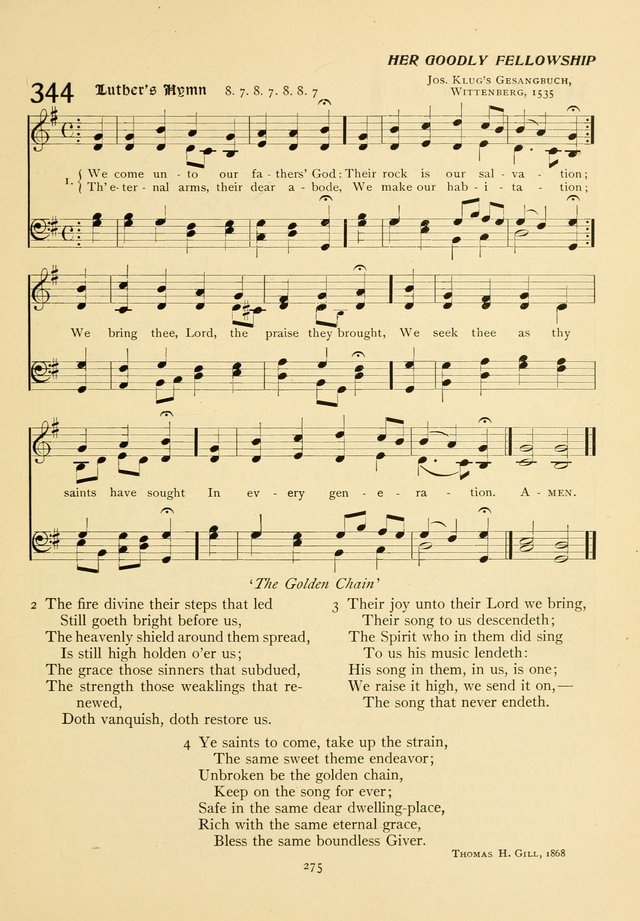 The Pilgrim Hymnal page 275