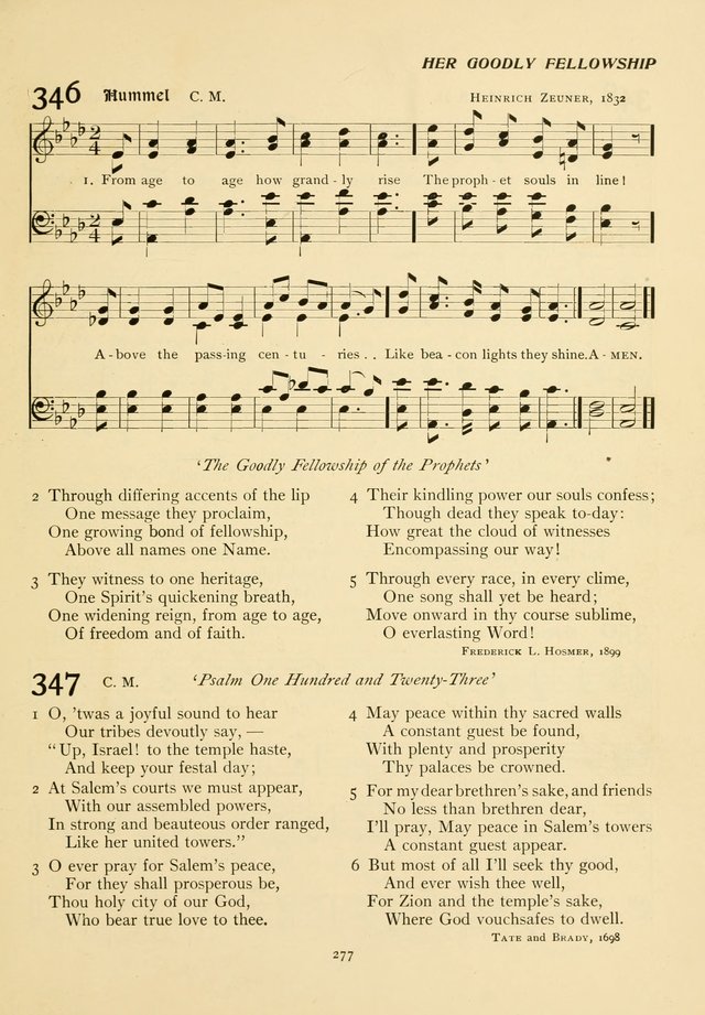 The Pilgrim Hymnal page 277