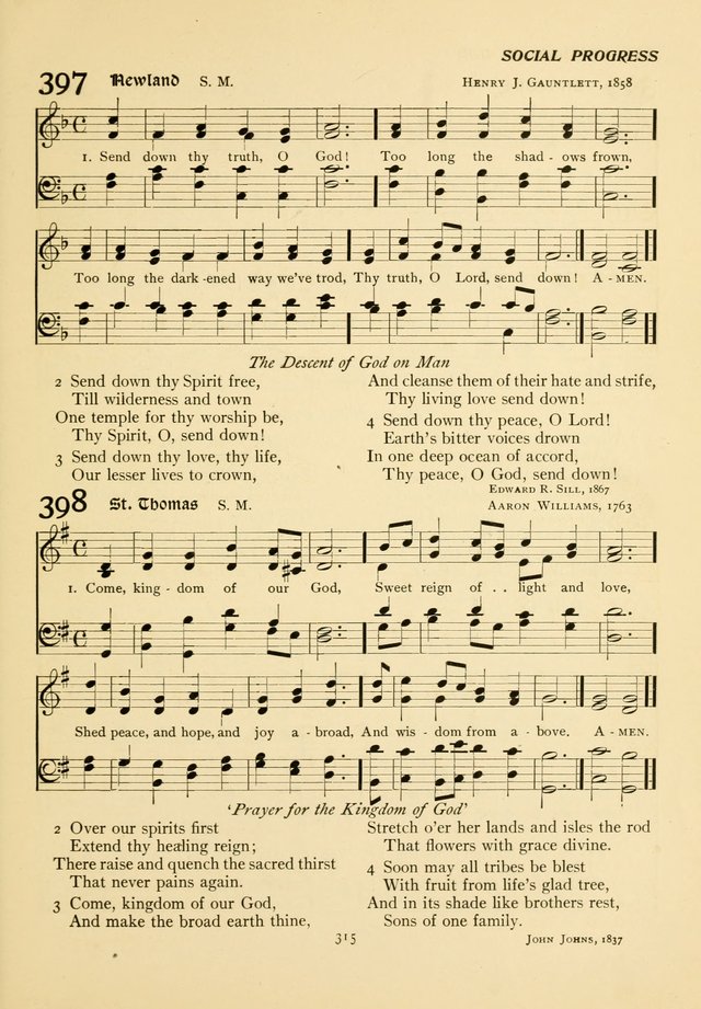 The Pilgrim Hymnal page 315