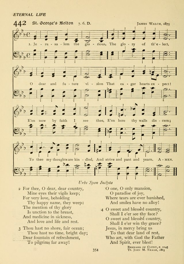 The Pilgrim Hymnal page 354