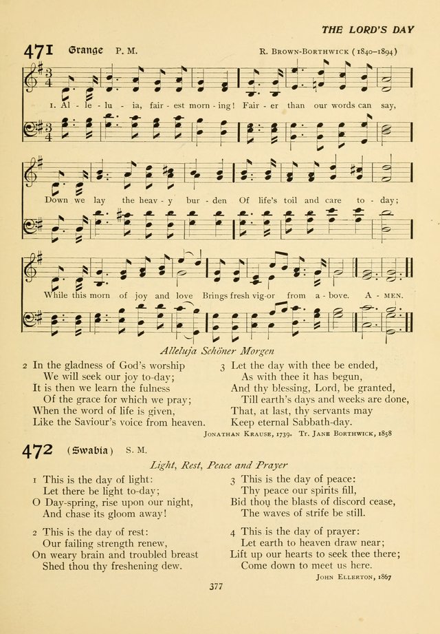 The Pilgrim Hymnal page 377