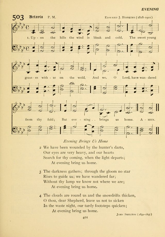 The Pilgrim Hymnal page 401