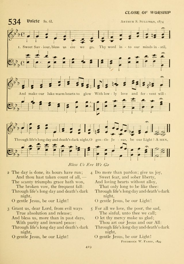 The Pilgrim Hymnal page 419