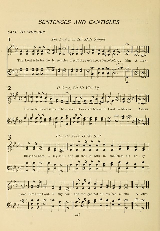 The Pilgrim Hymnal page 426