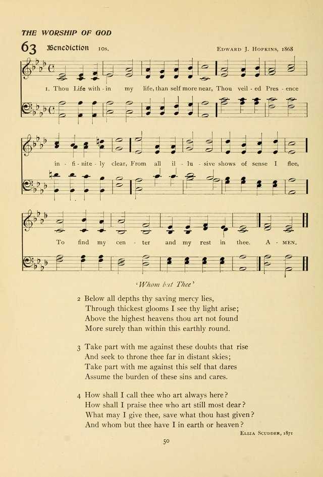 The Pilgrim Hymnal page 50