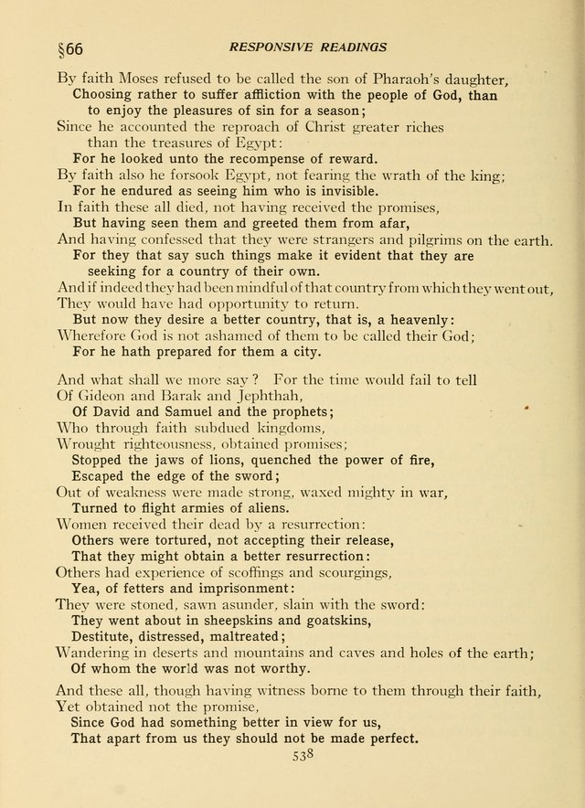 The Pilgrim Hymnal page 538