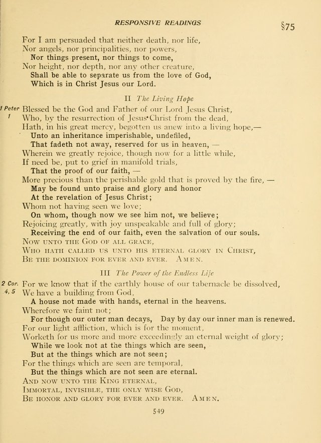 The Pilgrim Hymnal page 549