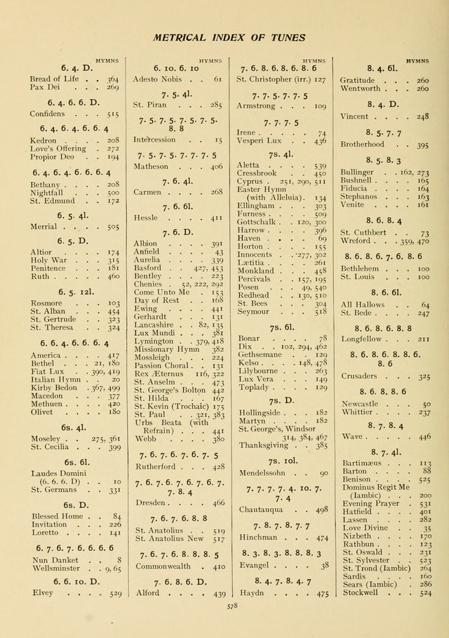 The Pilgrim Hymnal page 580